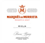 Marques de Murrieta Rioja Reserva 2007 Front Label