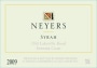 Neyers Syrah Sonoma Coast Old Lakeville Road 2009 Front Label