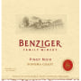 Benziger Sonoma Coast Pinot Noir 2008 Front Label