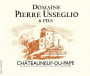 Domaine Pierre Usseglio et Fils Chateauneuf-du-Pape Blanc 2009 Front Label
