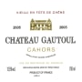 Gautoul Cahors 2005 Front Label