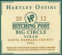 Hitching Post Big Circle Syrah 2012 Front Label