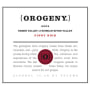 Orogeny Vineyards Pinot Noir Green Valley 2009 Front Label