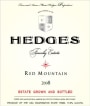 Hedges Family Estate Red Mountain 2008 Front Label