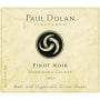 Paul Dolan Vineyards Organic Pinot Noir (375ML half-bottle) 2008 Front Label