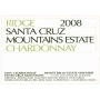 Ridge Santa Cruz Chardonnay 2008 Front Label