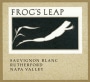 Frog's Leap Sauvignon Blanc 2010 Front Label