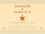 Domaine de Marcoux Chateauneuf-du-Pape 2008 Front Label