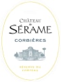 Chateau Serame Corbieres 2007 Front Label