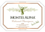 Montes Alpha Series Cabernet Sauvignon 2009 Front Label