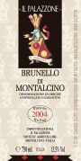 Il Palazzone Brunello di Montalcino 2004 Front Label