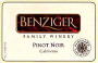 Benziger Pinot Noir 1996 Front Label