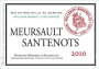 Domaine Marquis d'Angerville Meursault Santenots Premier Cru 2010 Front Label
