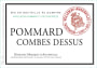 Domaine Marquis d'Angerville Pommard Combes-Dessus Premier Cru 2013 Front Label