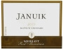 Januik Winery Klipsun Vineyard Merlot 2008 Front Label