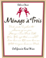 Menage a Trois Rose 2010 Front Label