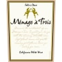 Menage a Trois White Blend 2010 Front Label