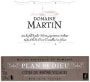 Domaine Martin Cotes du Rhone Villages Plan de Dieu 2009 Front Label
