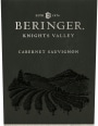 Beringer Knights Valley Cabernet Sauvignon 2009 Front Label