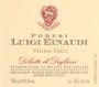 Luigi Einaudi Dolcetto di Dogliani Vigna Tecc 2008 Front Label
