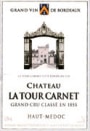 Chateau La Tour Carnet  2003 Front Label