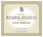 Santa Carolina Reserva de Familia Carmenere 2009 Front Label