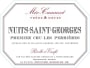 Domaine Meo-Camuzet Nuits-Saint-Georges Les Perrieres Premier Cru 2012 Front Label