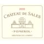 Chateau de Sales  2009 Front Label