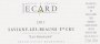 Domaine Michel & Joanna Ecard Savigny-les-Beaune Les Gravains Premier Cru 2011 Front Label