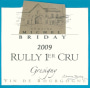 Michel Briday Rully Gresigny Premier Cru 2009 Front Label