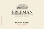 Freeman Sonoma Coast Pinot Noir 2009 Front Label
