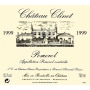 Chateau Clinet  1999 Front Label