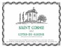 Chateau de Saint Cosme Cotes du Rhone Blanc 2010 Front Label