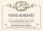 Mongeard-Mugneret Vosne-Romanee Les Maizieres Hautes 2009 Front Label
