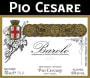 Pio Cesare Barolo 2007 Front Label