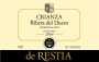 Resalte de Penafiel de Restia Crianza Selected Harvest 2004 Front Label