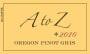 A to Z Pinot Gris 2010 Front Label
