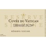 Cuvee du Vatican Chateauneuf-du-Pape Reserve Sixtine Blanc 2010 Front Label