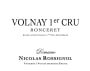 Domaine Nicolas Rossignol Volnay Ronceret Premier Cru 2013 Front Label
