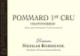 Domaine Nicolas Rossignol Pommard Chaponnieres Premier Cru 2012 Front Label