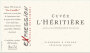 Domaine Nicolas Rossignol Bourgogne Cuvee l'Heritiere 2012 Front Label