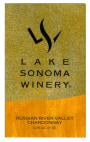 Lake Sonoma Winery Russian River Chardonnay 2010 Front Label