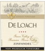 DeLoach Von Weildlich Vineyard Zinfandel 2008 Front Label