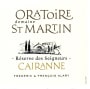 Dom. Oratoire St Martin Cairanne Reserve des Seigneurs 2010 Front Label