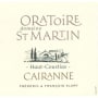 Dom. Oratoire St Martin Cairanne Haut-Coustias Blanc 2010 Front Label