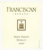 Franciscan Estate Merlot 2007 Front Label