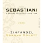 Sebastiani Sonoma County Zinfandel 2008 Front Label