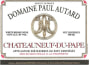 Domaine Paul Autard Chateauneuf-du-Pape Blanc 2012 Front Label