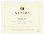 Neyers Conn Valley Merlot 2009 Front Label