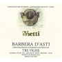 Vietti Barbera d'Asti Tre Vigne 2009 Front Label